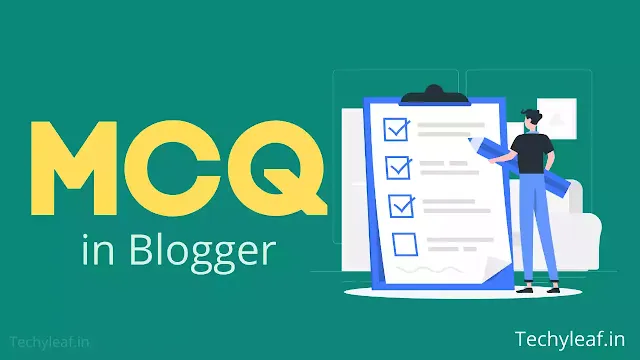 How to add a multiple choice quiz in Blogger