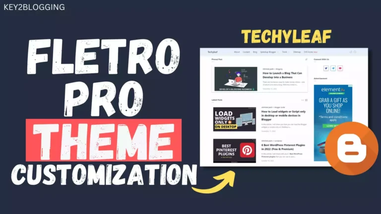 A to Z Fletro Pro Theme Customization by Techyleaf