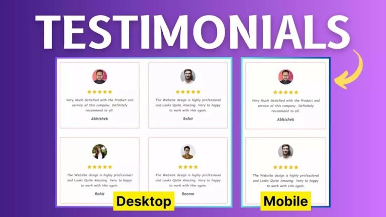 How to Add a Testimonial Section in Blogger?